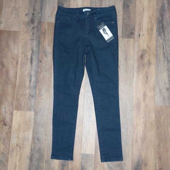 Sofia Vergara Womens 2 Jeans Mid-Rise Skinny Ankle Jean Dark-Wash NWT - Picture 1 of 14